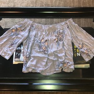 Floral Off The Shoulder Top